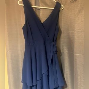 navy blue skater dress very comfortable perfect for any occasion